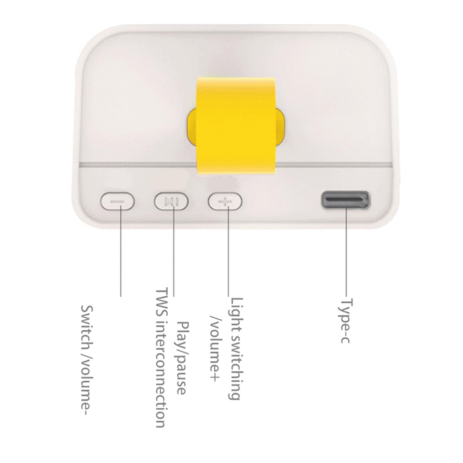 Transparent Speaker, Tiny Speaker Bluetooth5.0 Speaker Portable